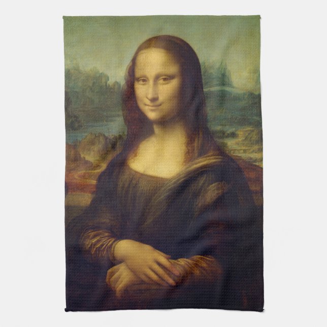 Mona Lisa | Leonardo da Vinci Kitchen Towel (Vertical)
