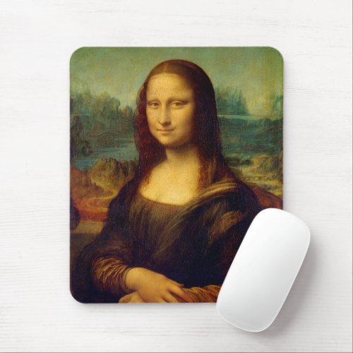 Mona Lisa  Leonardo da Vinci Mouse Pad