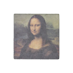 Mona Lisa Leonardo da Vinci Painting Smile Stone Magnet