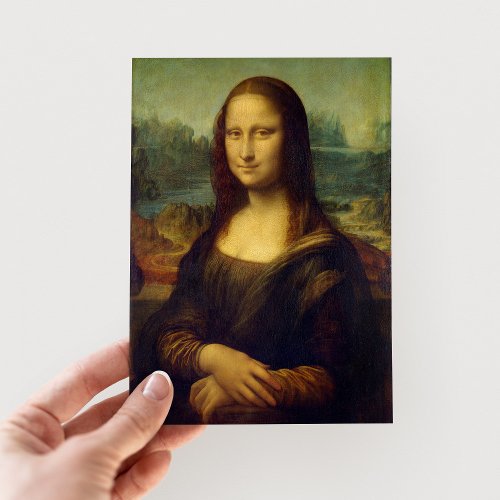 Mona Lisa  Leonardo da Vinci Postcard