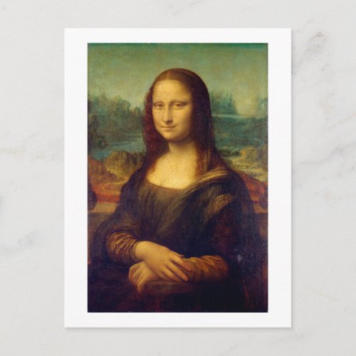 Mona Lisa Leonardo da Vinci Postcard