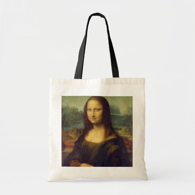 Mona Lisa, Leonardo da Vinci Tote Bag (Front)