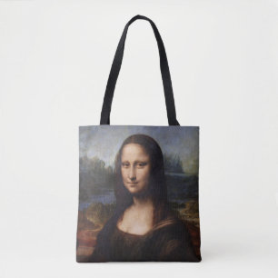 Mona Lisa & Leonardo da Vinci /vintage Italy Tote Bag