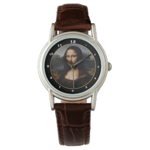 Mona Lisa & Leonardo da Vinci /vintage Italy Watch