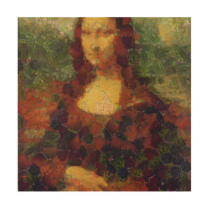 Mona Lisa Lettuce Fine Art Vegan Spoof 