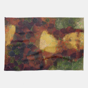 Mona Lisa Lettuce Fine Art Vegan Spoof Kitchen Towel