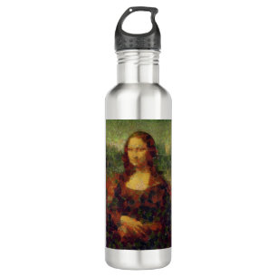 Mona Lisa Lettuce Fine Art Vegan Spoof Stainless Steel Water Bottle