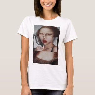 Mona Lisa Lollipop colored T-Shirt