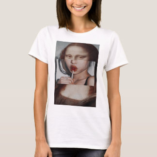 Mona Lisa Lollipop colored T-Shirt