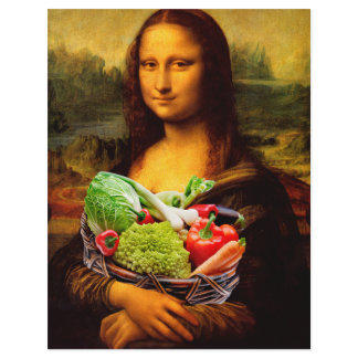 Mona Lisa Loves Vegetables