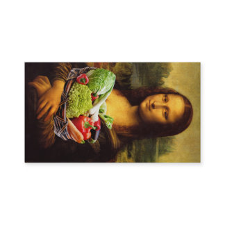 Mona Lisa Loves Vegetables Business Card