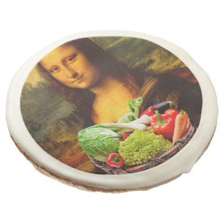 Mona Lisa Loves Vegetables Sugar Cookie