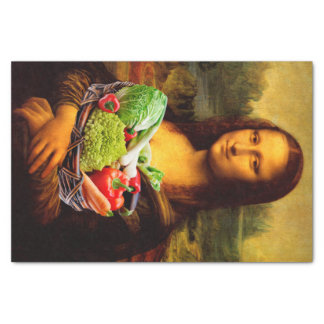 Mona Lisa Loves Vegetables Tissue Paper