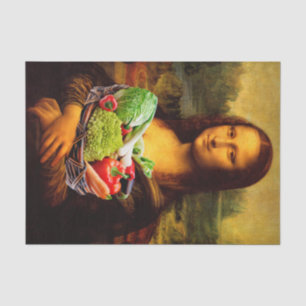 Mona Lisa Loves Vegetables Tissue Paper