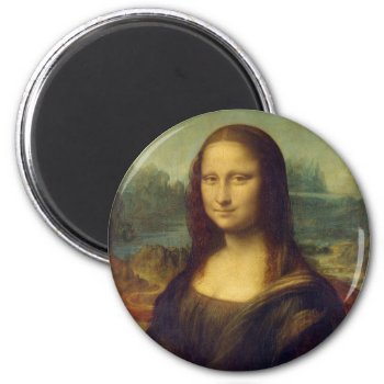 Mona Lisa Magnet by vintage_gift_shop at Zazzle