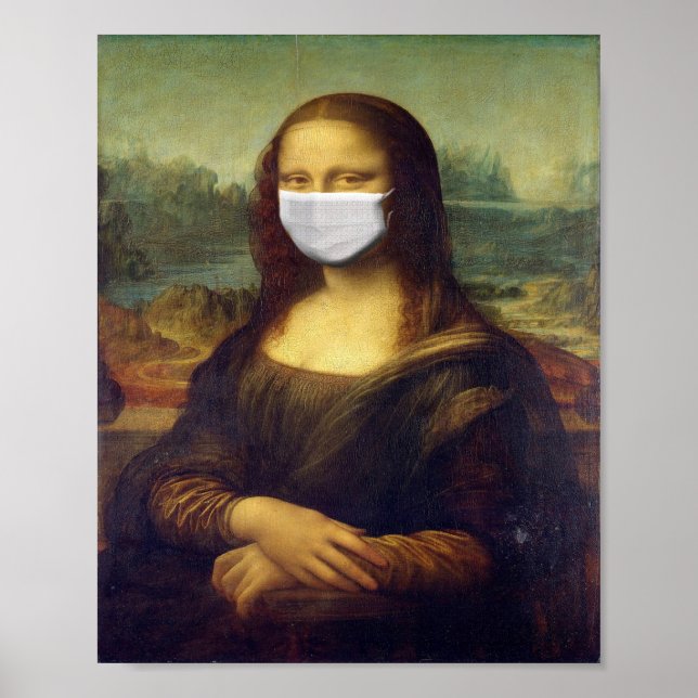 Mona Lisa Mask Poster (Front)