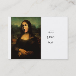 Mona Lisa Medusa Caravaggio Business Card