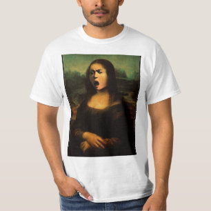 Mona Lisa Medusa Caravaggio T-Shirt