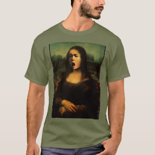 Mona Lisa Medusa Caravaggio T-Shirt