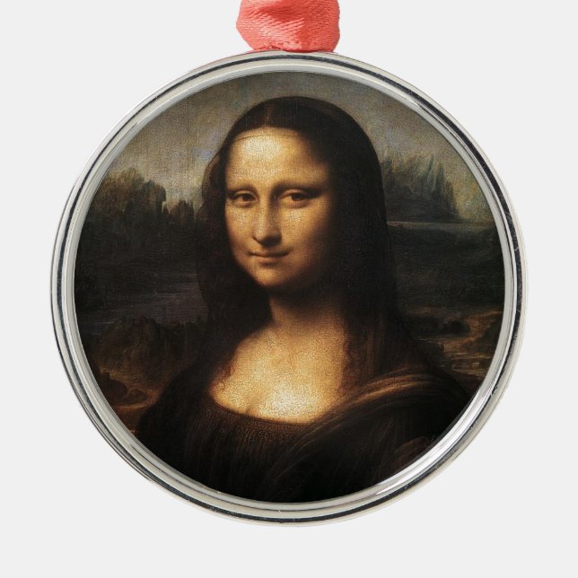 Mona Lisa Metal Ornament (Front)