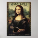 Mona Lisa Mma Fighter Poster at Zazzle
