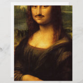 mona lisa mustache (Front/Back)