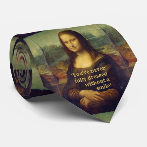 Mona Lisa Neck Tie