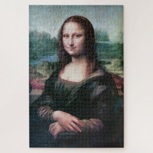 Mona Lisa Old Masters by Leonardo da Vinci Jigsaw Puzzle