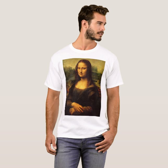 Mona Lisa Original - Leonardo Da Vinci T-Shirt (Front Full)