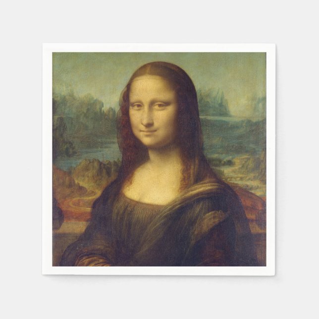 Mona Lisa Paper Napkins (Front)