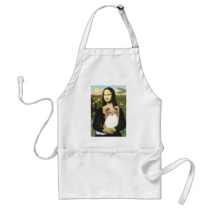 Mona Lisa - Papillon 4 Adult Apron