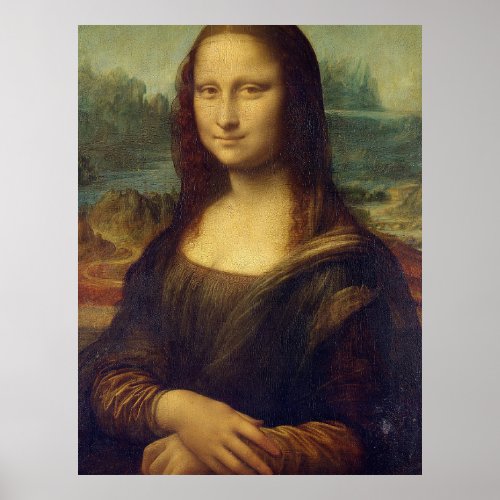 Mona Lisa Picture Ledge Poster