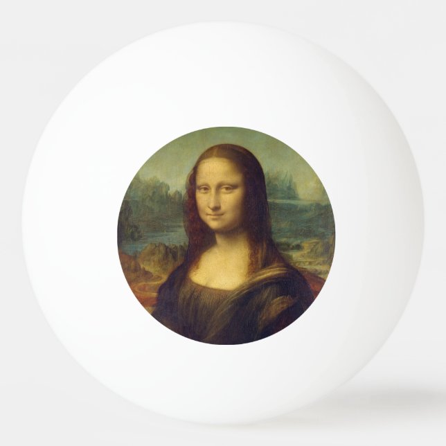 Mona Lisa Ping Pong Ball (Front)