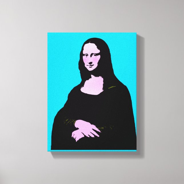 Mona Lisa Pop Art  Canvas Print (Front)