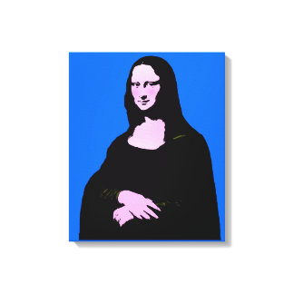 Mona Lisa Pop Art  Canvas Print