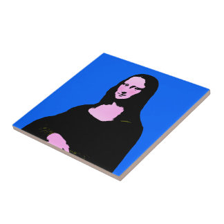 Mona Lisa Pop Art  Ceramic Tile