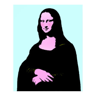 Mona Lisa Pop Art  Poster