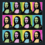 Mona Lisa - Pop Art Style Bandana<br><div class="desc">Mona Lisa is stylised in Pop Art and Her famous smile is also colorized. For Pop Art lovers and in respect to Leonardo Da Vinci's painting, this is Art Revisited and our pets also deserve the best !!</div>