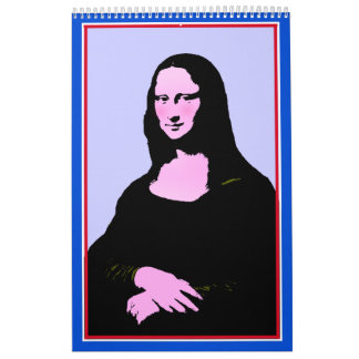 Mona Lisa Pop Art Style Calendar