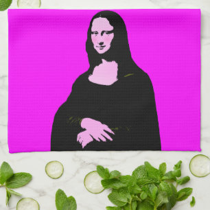 Mona Lisa Pop Art Towel