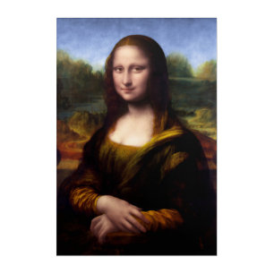 Mona Lisa (Portrait of Lisa Gherardini) Acrylic Print