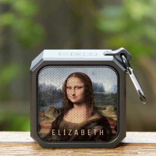 Mona Lisa Portrait Painting Bluetooth Speaker