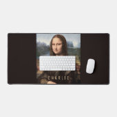 Mona Lisa Portrait Painting Desk Mat (Keyboard & Mouse)