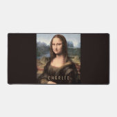 Mona Lisa Portrait Painting Desk Mat (Front)
