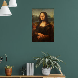 Mona Lisa portrait painting Leonardo Da Vinci Poster