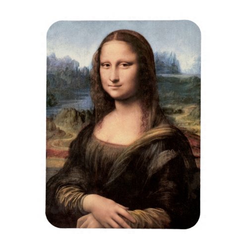 Mona Lisa Portrait  Painting Magnet