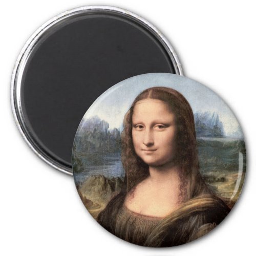 Mona Lisa Portrait  Painting Magnet