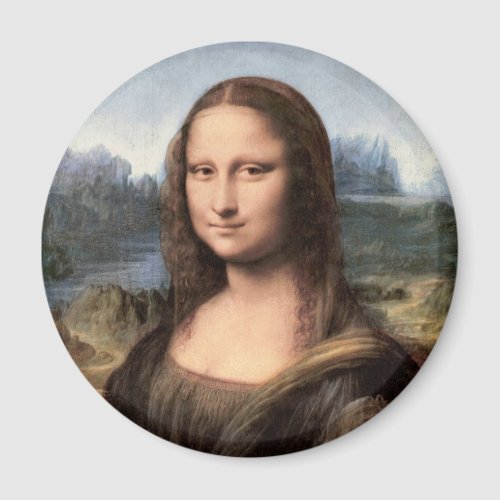 Mona Lisa Portrait  Painting Magnet