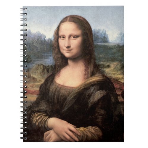 Mona Lisa Portrait  Painting Notebook