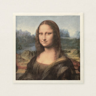 Mona Lisa Portrait / Painting Paper Napkins